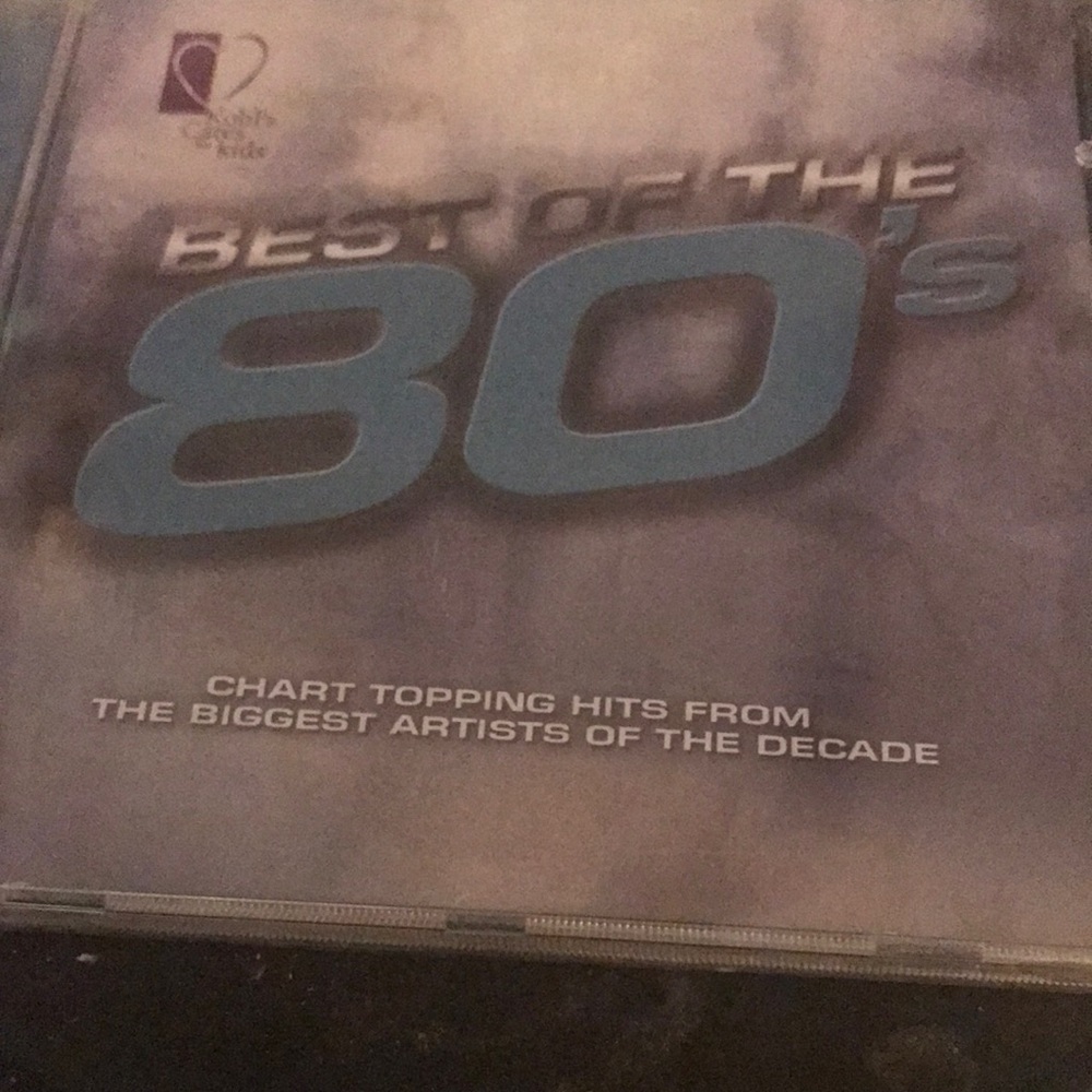 Best of the 80's Compilation CD - Blue Gray Cover